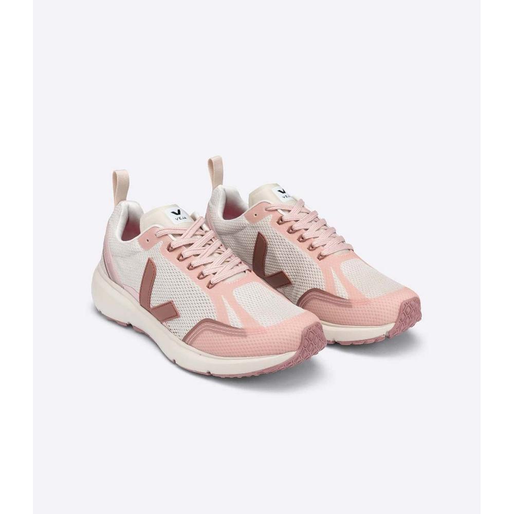 Veja CONDOR 2 ALVEOMESH Schoenen Dames Beige/Pink | BE 497PJJ